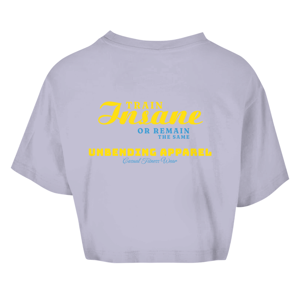 Oversize Crop Top - Train Insane - Unbending Apparel