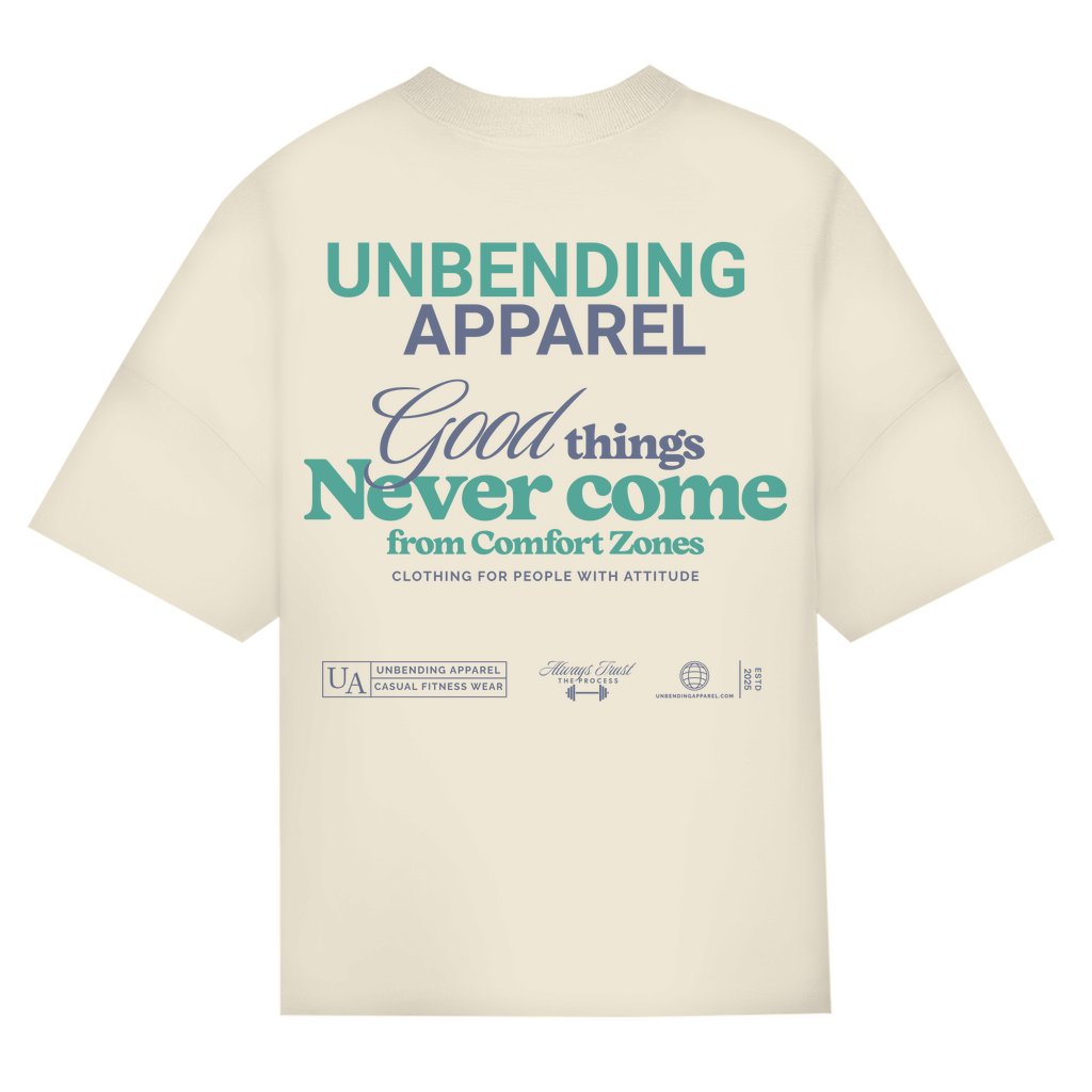 Oversize T-Shirt Unisex - Good Things - Grün - Unbending Apparel