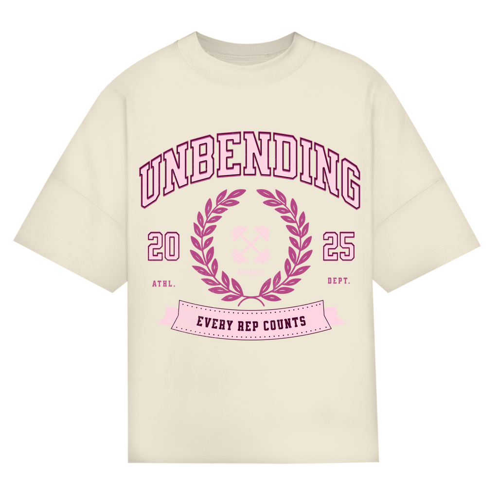 Oversize T-Shirt Unisex - Every Rep Counts - Lila - Unbending Apparel