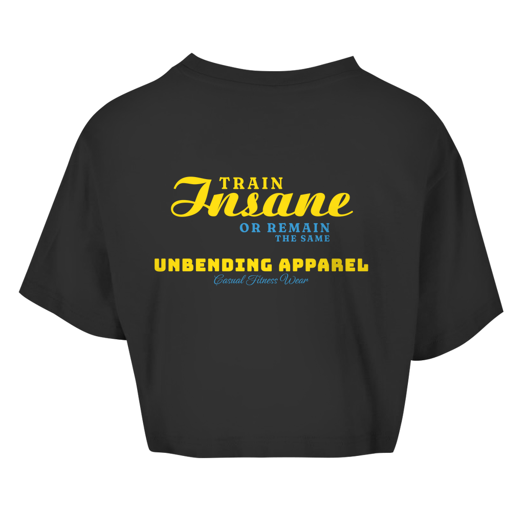 Oversize Crop Top - Train Insane - Unbending Apparel