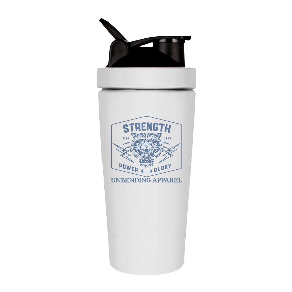 Gym Shaker - Strength Power Glory - Unbending Apparel
