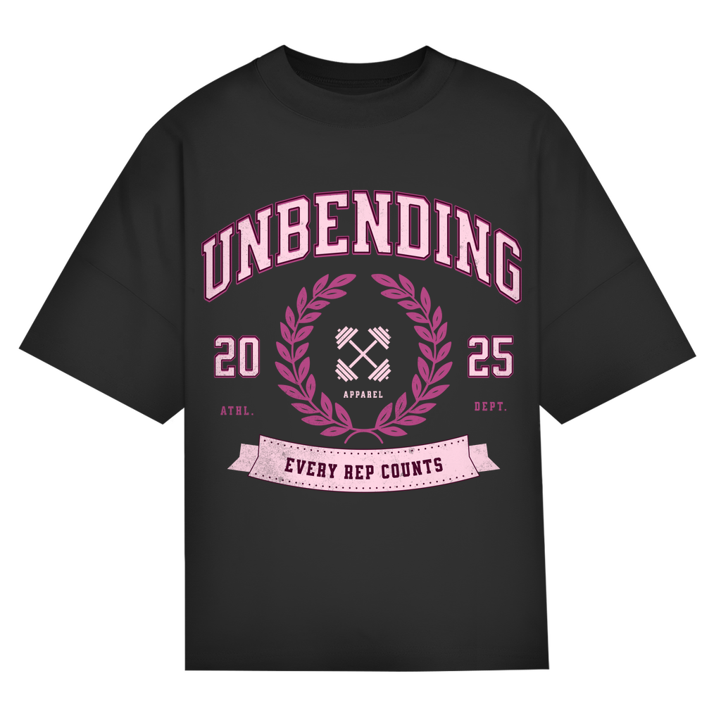 Oversize T-Shirt Unisex - Every Rep Counts - Lila - Unbending Apparel