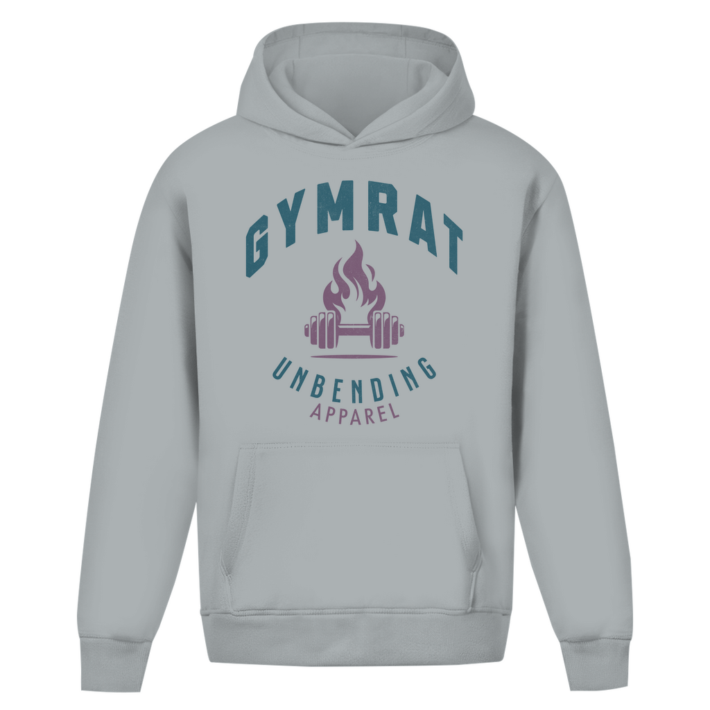 Oversize Hoodie Unisex - Gymrat - Grün/Lila - Unbending Apparel