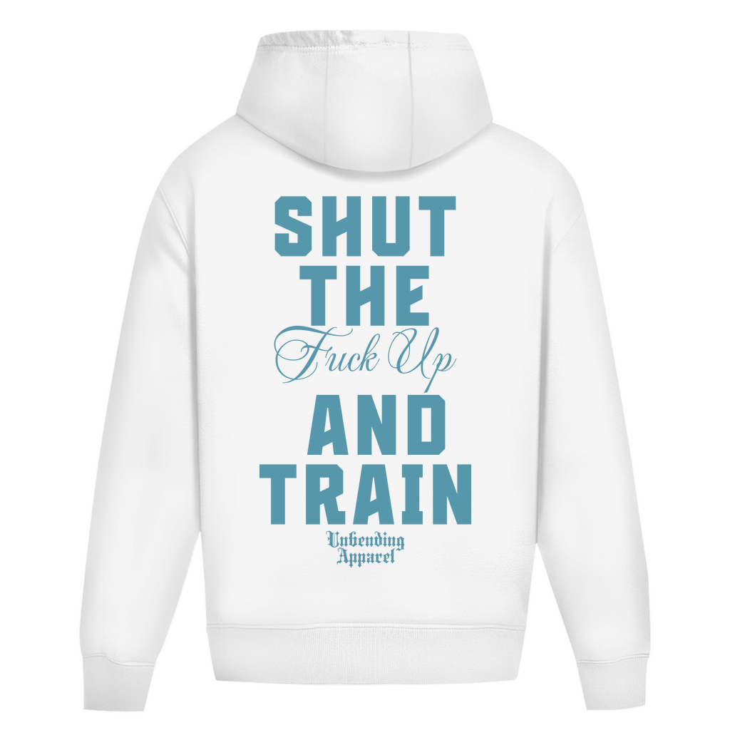 Oversize Hoodie Unisex - Shut the fck up and train - Unbending Apparel