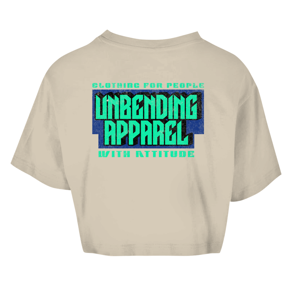 Oversize Crop Top - Clothing For People With Attitude - Grün - Unbending Apparel