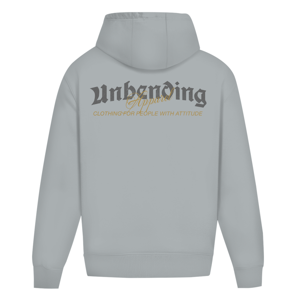 Oversize Hoodie Unisex - Clothing For People With Attitude - Grau - Unbending Apparel