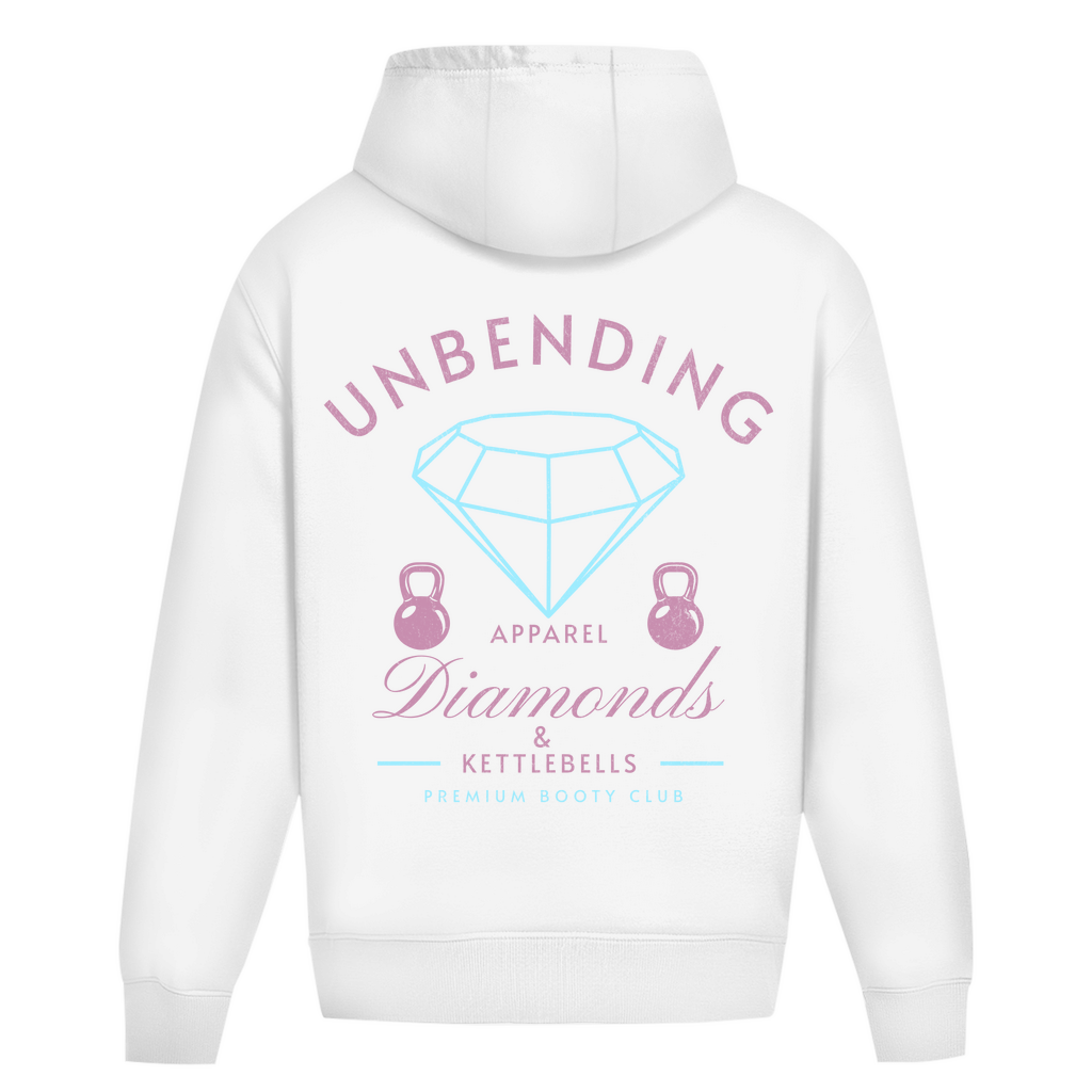Oversize Hoodie Girls - Diamonds & Kettleballs - Unbending Apparel