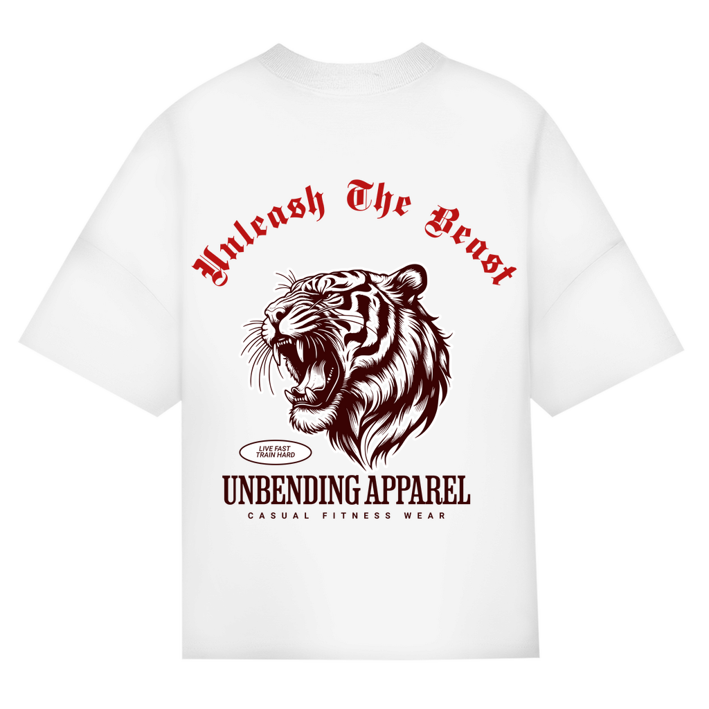 Oversize T-Shirt Unisex - Unleash The Beast - Unbending Apparel