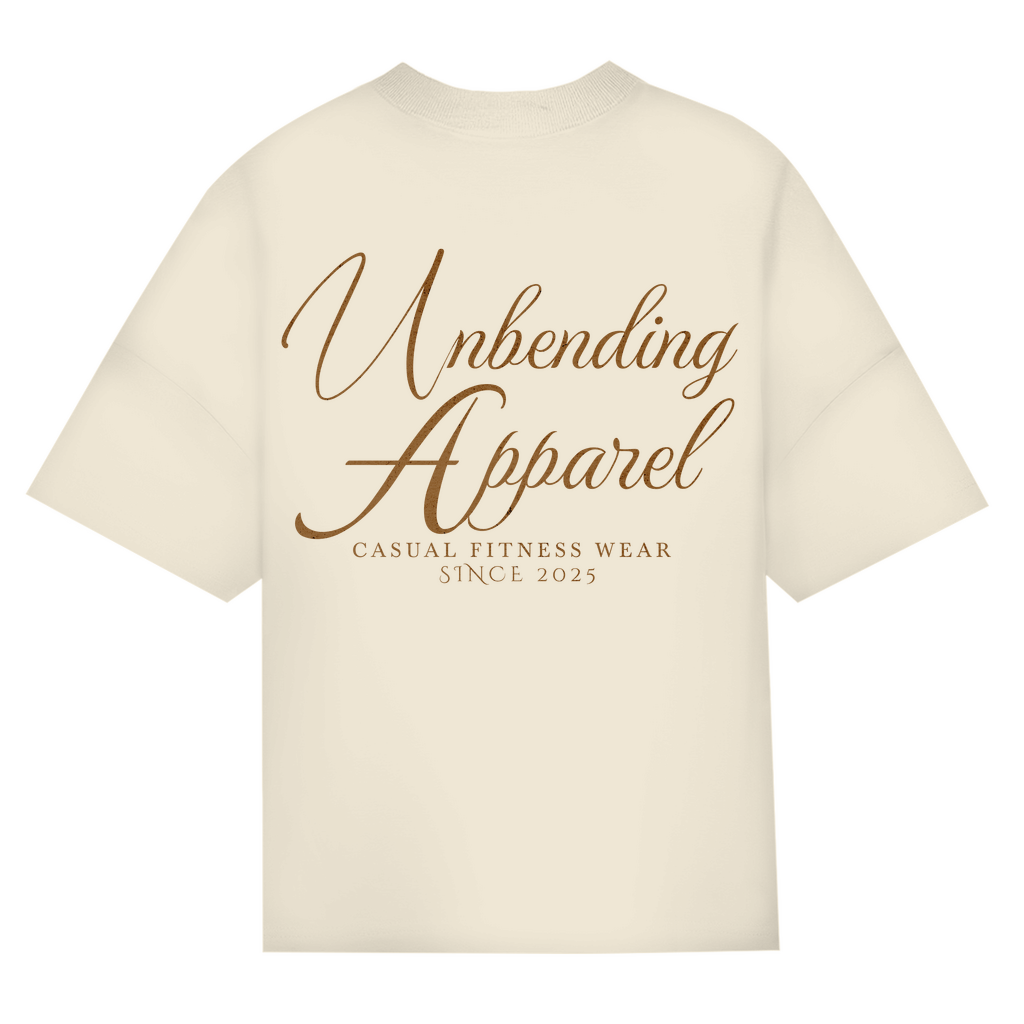 Oversize T-Shirt Unisex - Casual Fitness Wear - Braun - Unbending Apparel