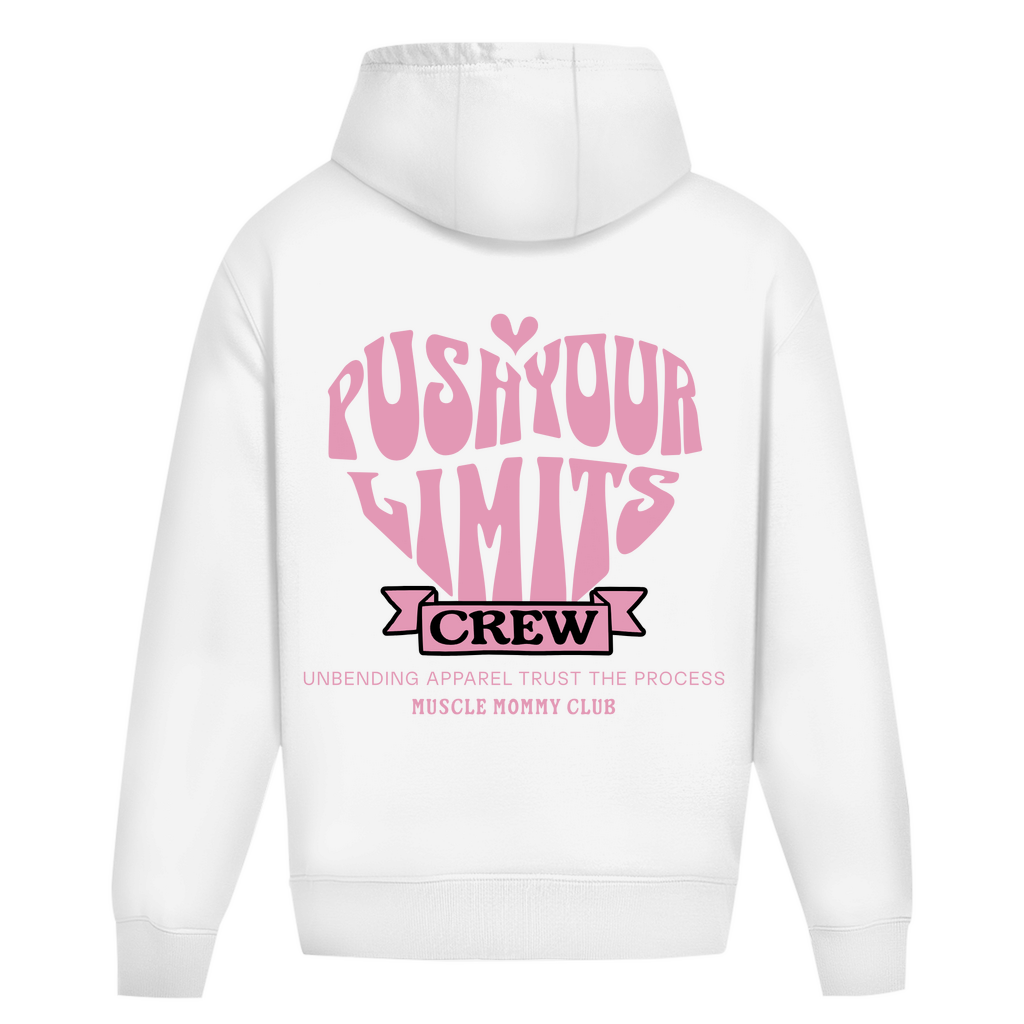 Oversize Hoodie Girls - Push Your Limits Crew - Unbending Apparel