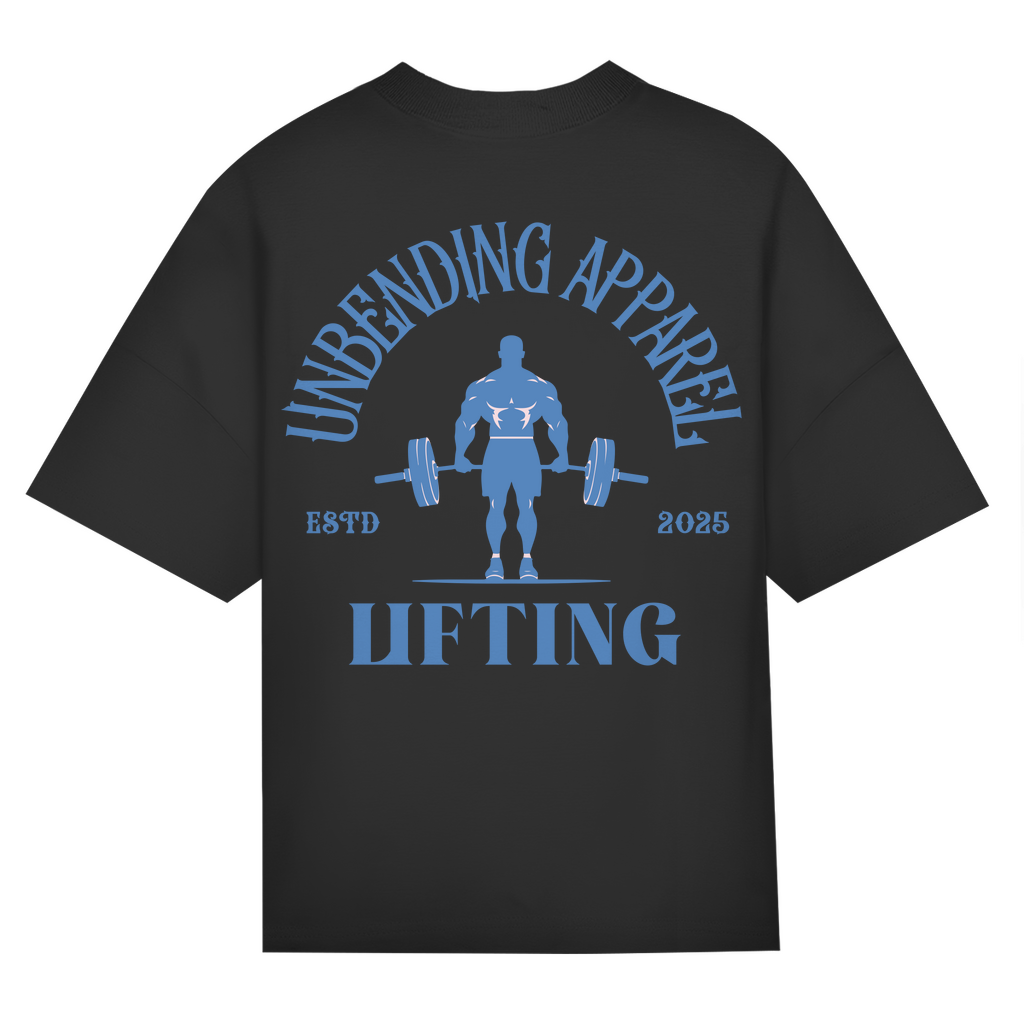 Oversize T-Shirt Unisex - Lifting - Blau - Unbending Apparel