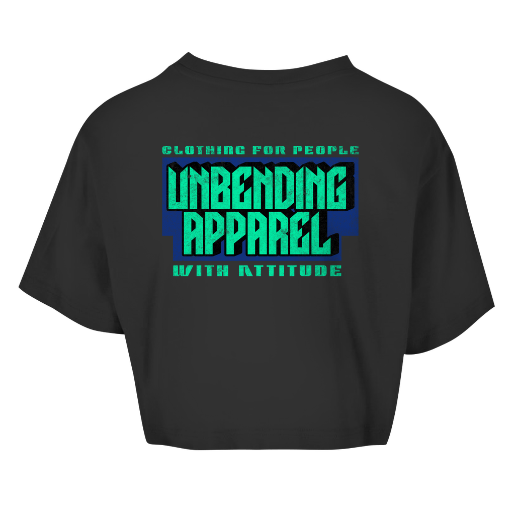 Oversize Crop Top - Clothing For People With Attitude - Grün - Unbending Apparel