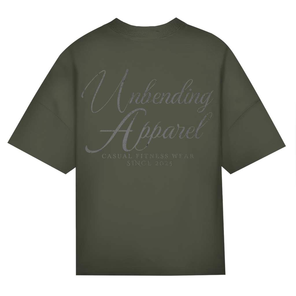 Oversize T-Shirt Unisex - Casual Fitness Wear - Grau - Unbending Apparel
