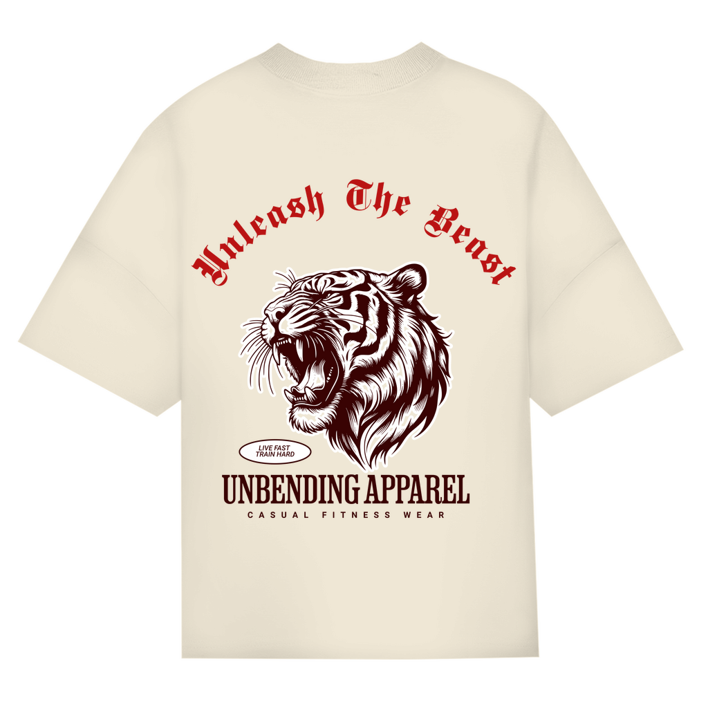 Oversize T-Shirt Unisex - Unleash The Beast - Unbending Apparel
