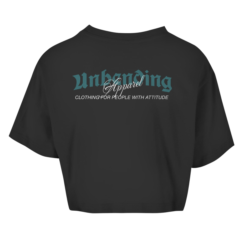 Oversize Crop Top - Clothing For People With Attitude - Grün - Unbending Apparel