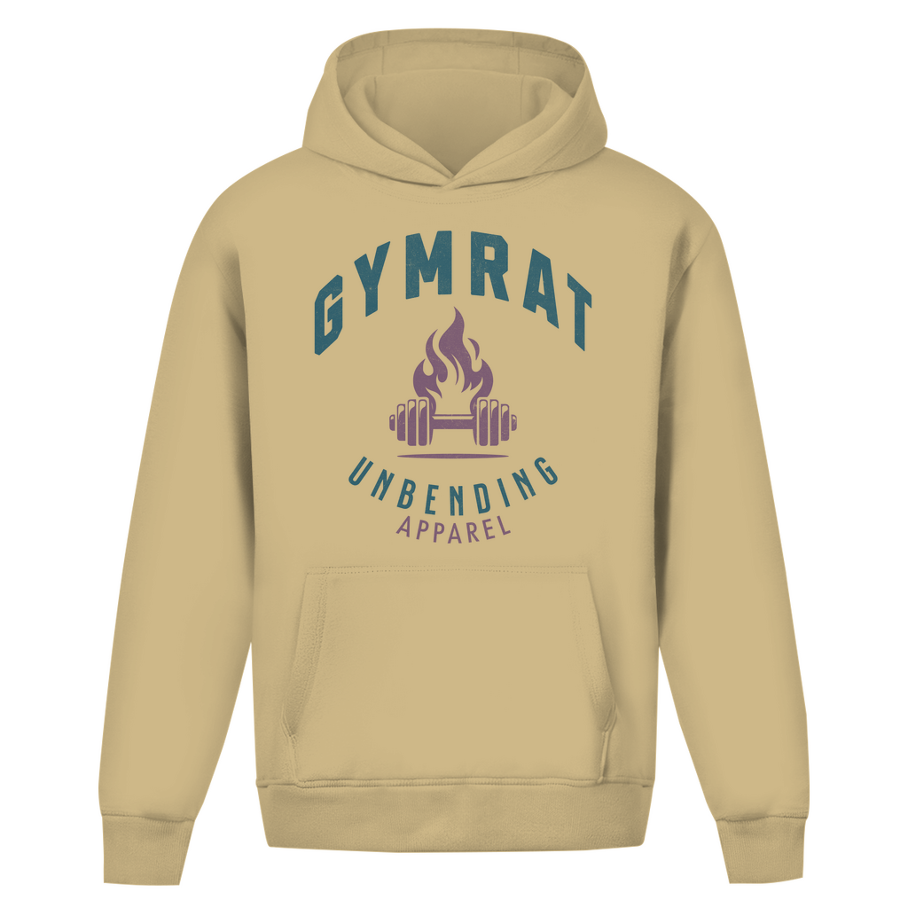 Oversize Hoodie Unisex - Gymrat - Grün/Lila - Unbending Apparel