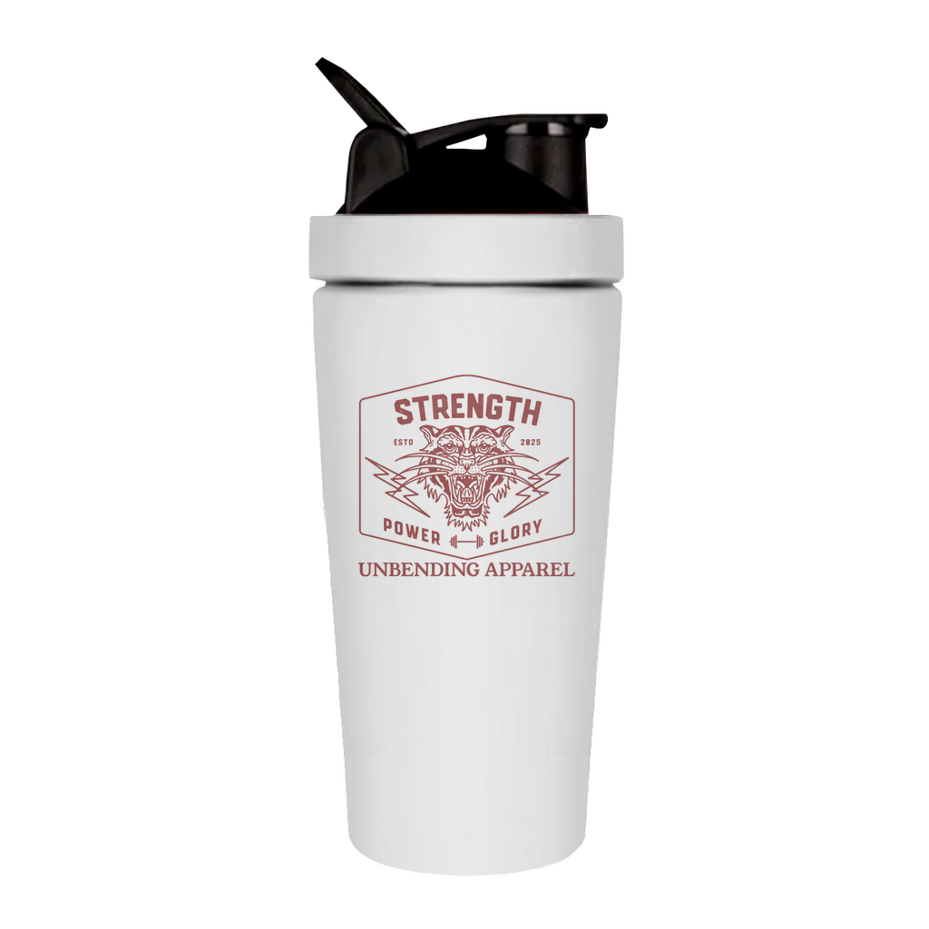 Gym Shaker - Strength Power Glory - Unbending Apparel