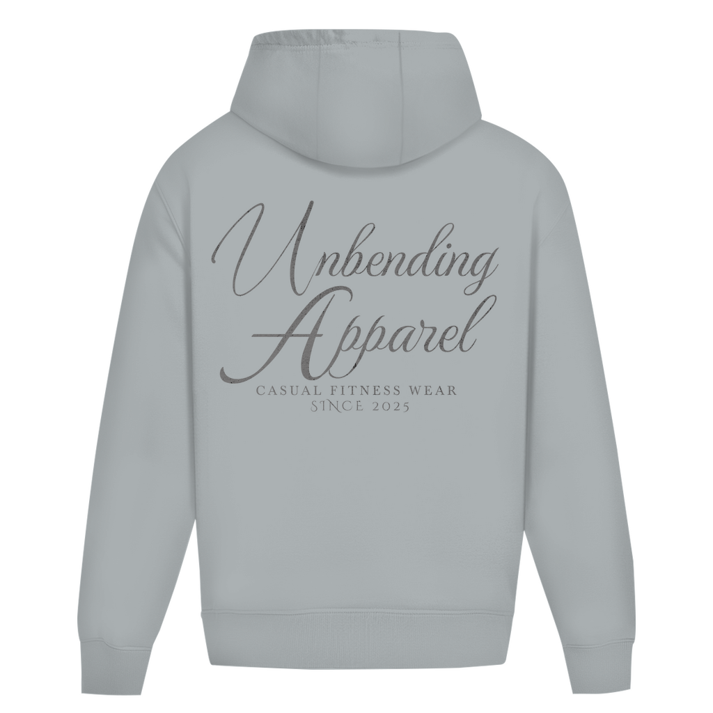 Oversize Hoodie Unisex - Casual Fitness Wear - Grau - Unbending Apparel