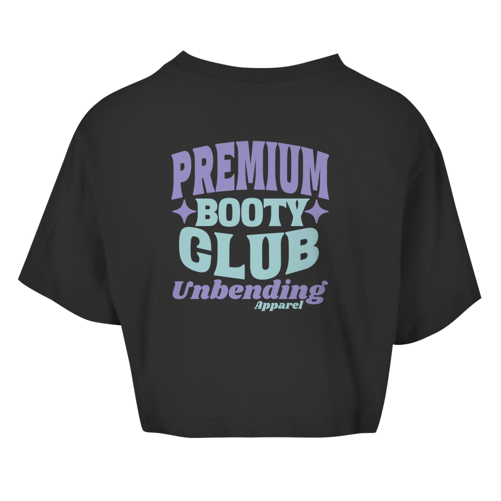 Oversize Crop Top - Premium Booty Club - Unbending Apparel