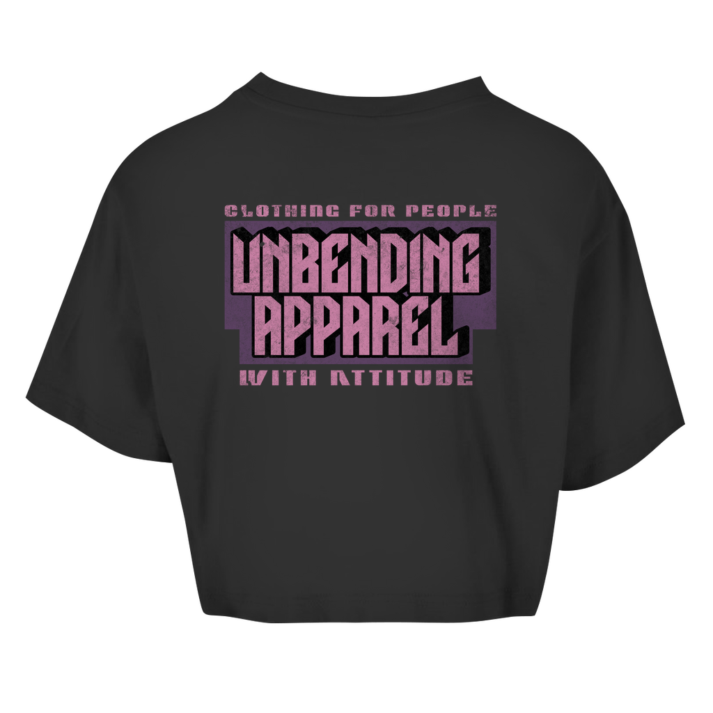 Oversize Crop Top - Clothing For People With Attitude - Pink - Unbending Apparel