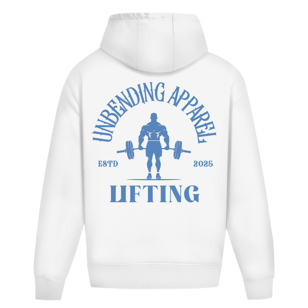 Oversize Hoodie Unisex - Lifting - Blau - Unbending Apparel