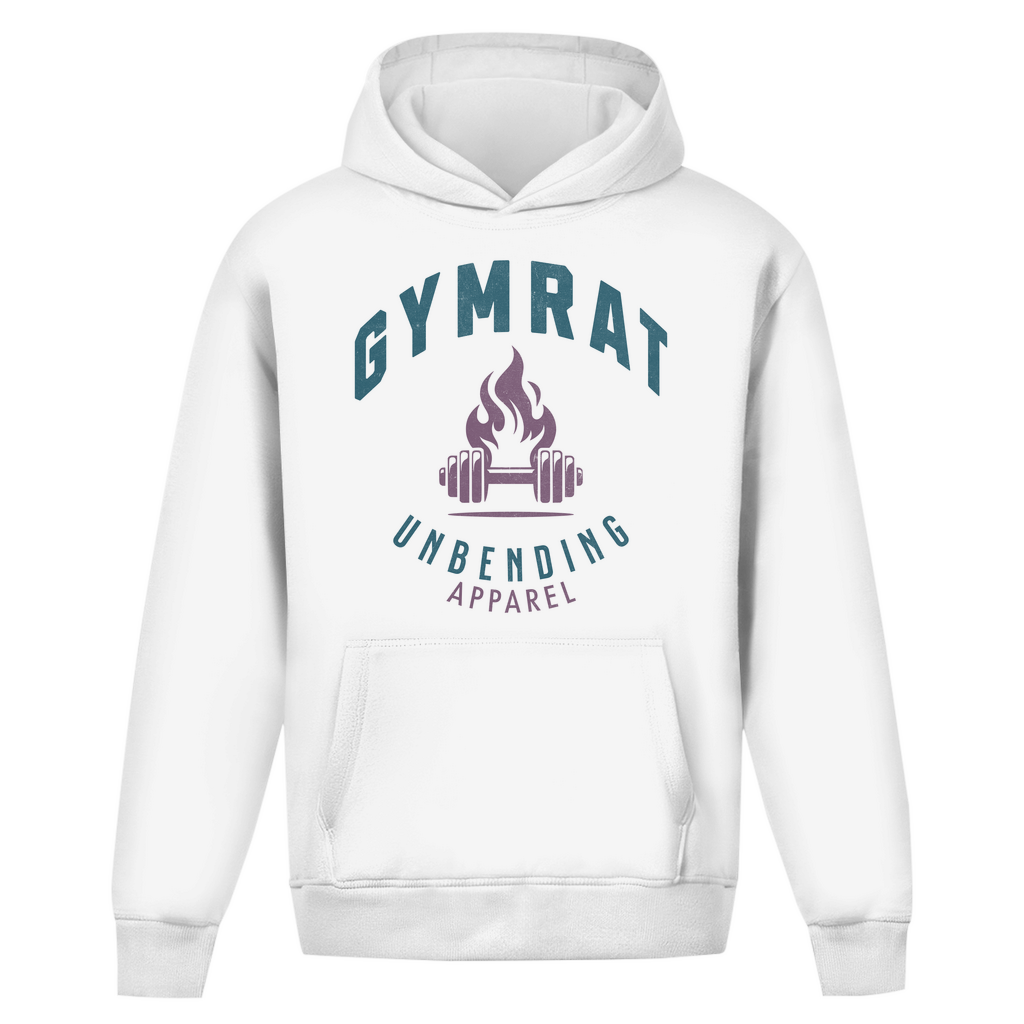 Oversize Hoodie Unisex - Gymrat - Grün/Lila - Unbending Apparel