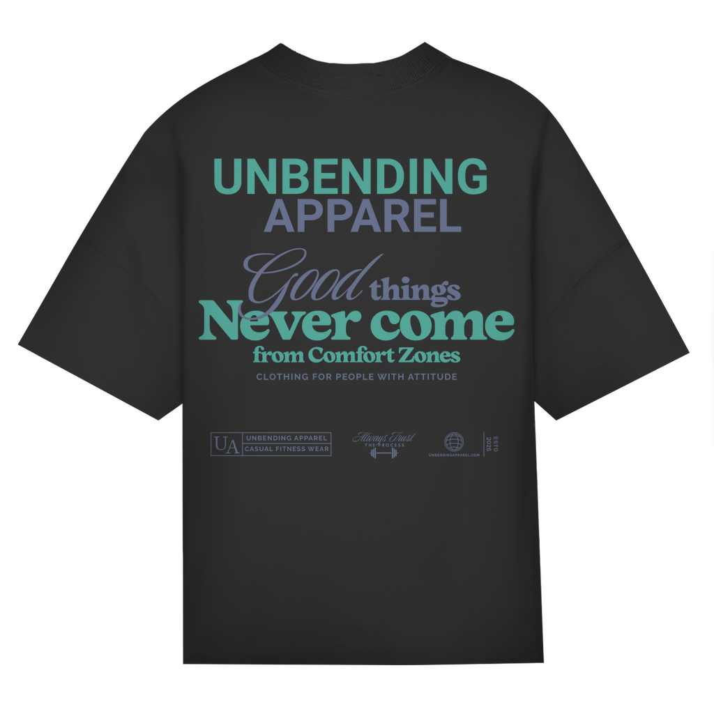 Oversize T-Shirt Unisex - Good Things - Grün - Unbending Apparel