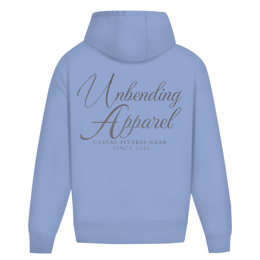 Oversize Hoodie Unisex - Casual Fitness Wear - Grau - Unbending Apparel
