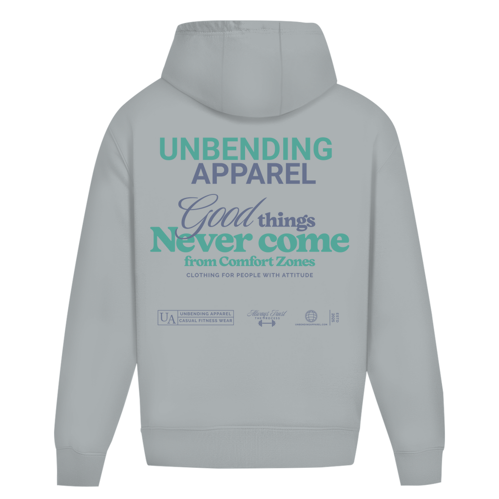 Oversize Hoodie Unisex - Good Things - Grün - Unbending Apparel