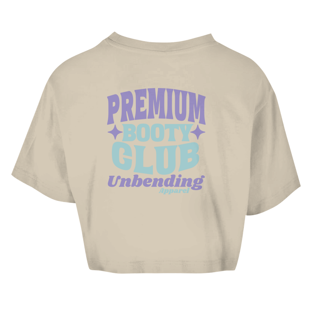 Oversize Crop Top - Premium Booty Club - Unbending Apparel