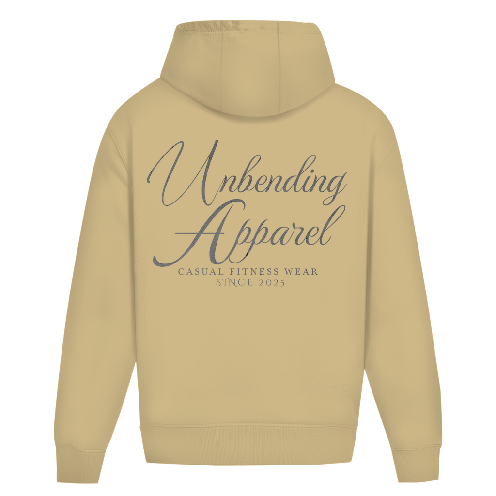 Oversize Hoodie Unisex - Casual Fitness Wear - Grau - Unbending Apparel