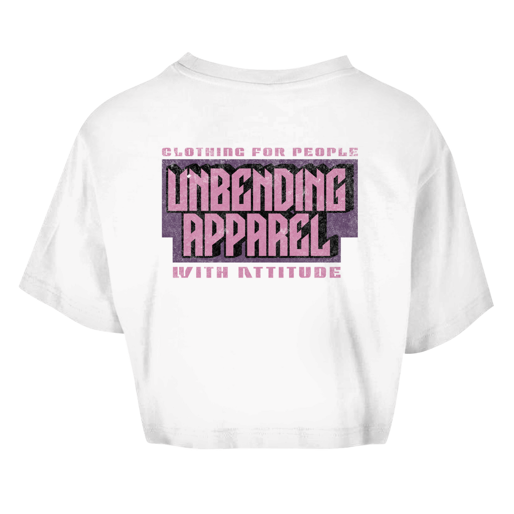 Oversize Crop Top - Clothing For People With Attitude - Pink - Unbending Apparel