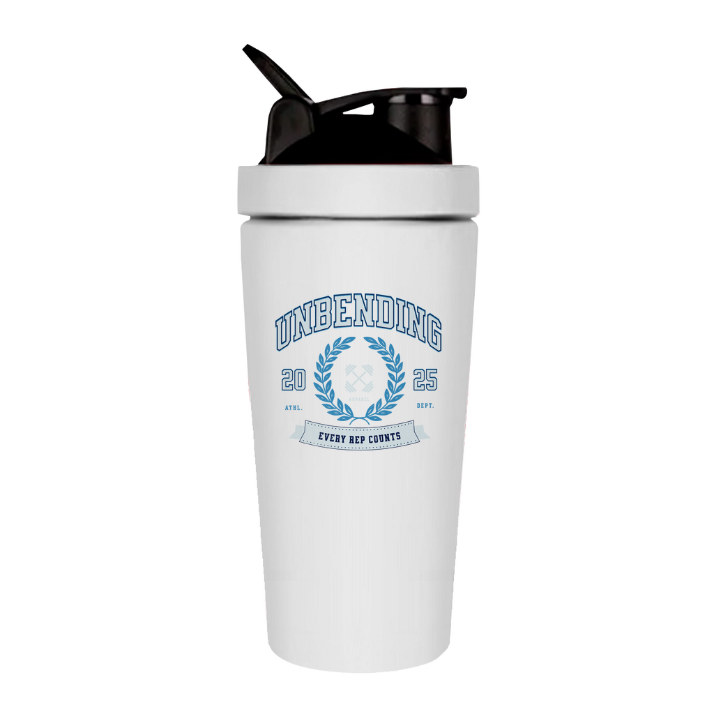 Gym Shaker - Every Rep Counts - Blau - Unbending Apparel
