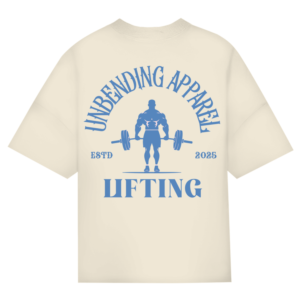 Oversize T-Shirt Unisex - Lifting - Blau - Unbending Apparel
