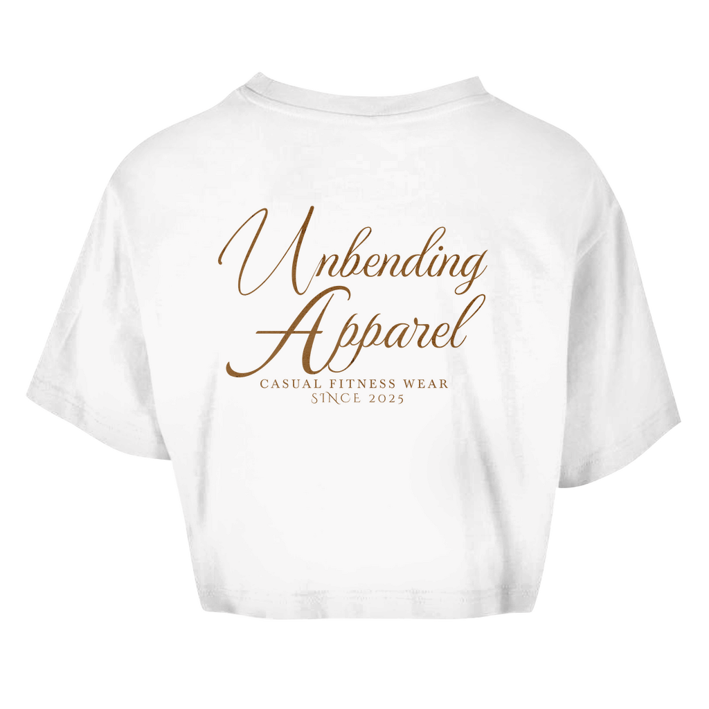 Oversize Crop Top - Casual Fitness Wear - Braun - Unbending Apparel