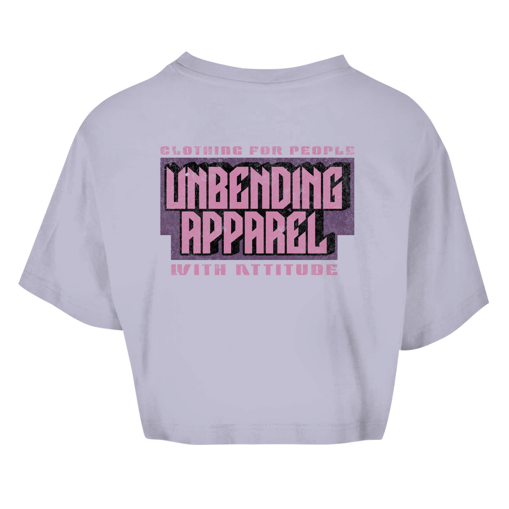 Oversize Crop Top - Clothing For People With Attitude - Pink - Unbending Apparel