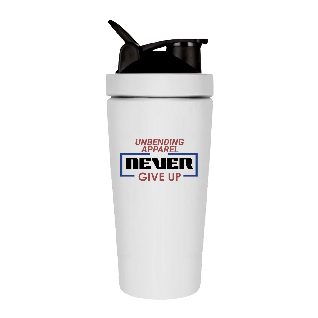Gym Shaker - Never Give Up - Unbending Apparel