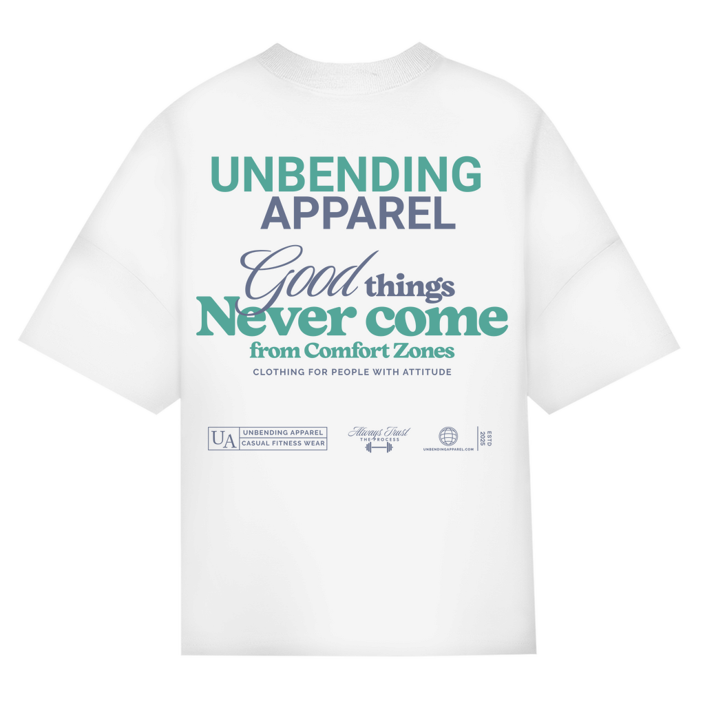 Oversize T-Shirt Unisex - Good Things - Grün - Unbending Apparel