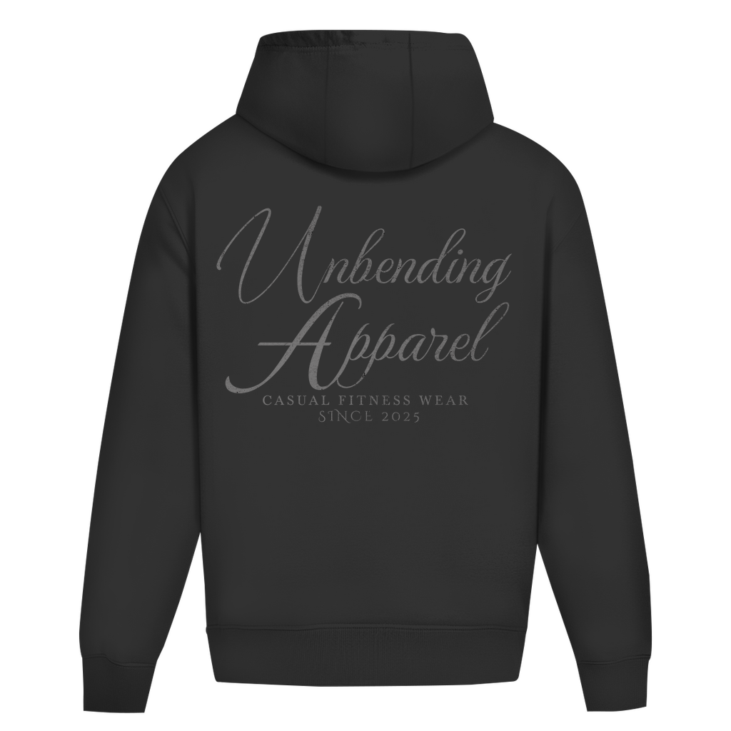 Oversize Hoodie Unisex - Casual Fitness Wear - Grau - Unbending Apparel
