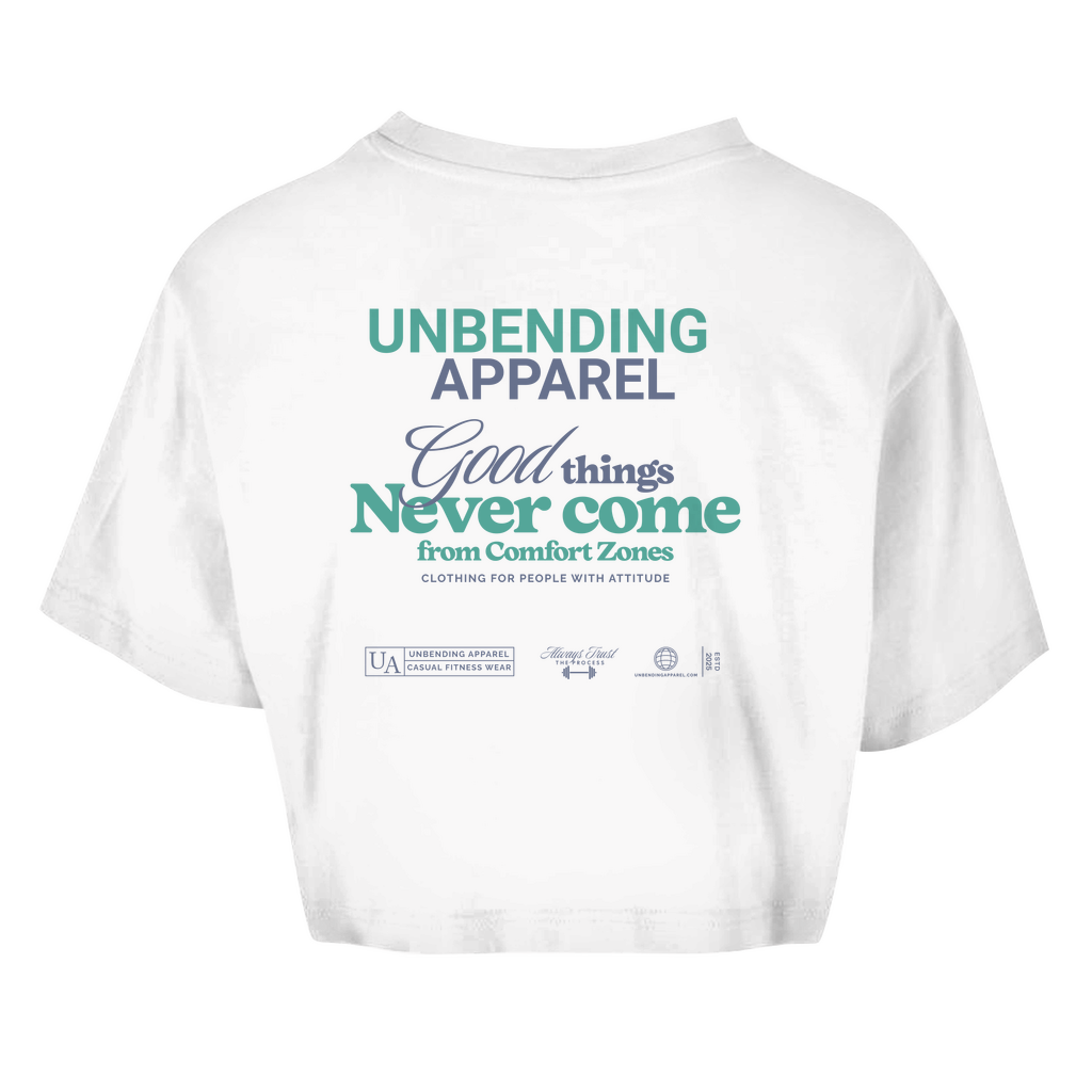 Oversize Crop Top - Good Things - Grün - Unbending Apparel