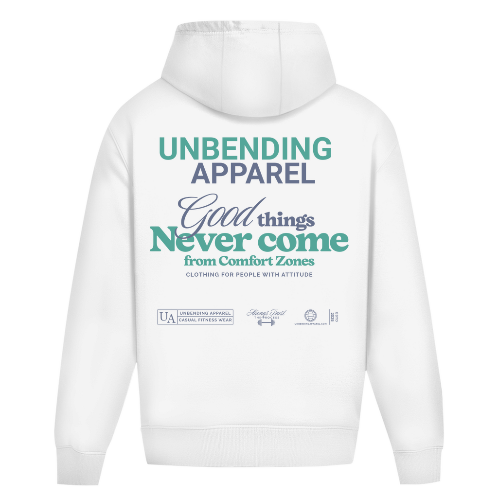 Oversize Hoodie Unisex - Good Things - Grün - Unbending Apparel