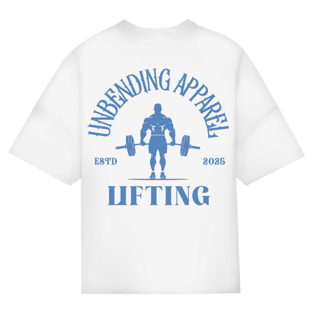 Oversize T-Shirt Unisex - Lifting - Blau - Unbending Apparel