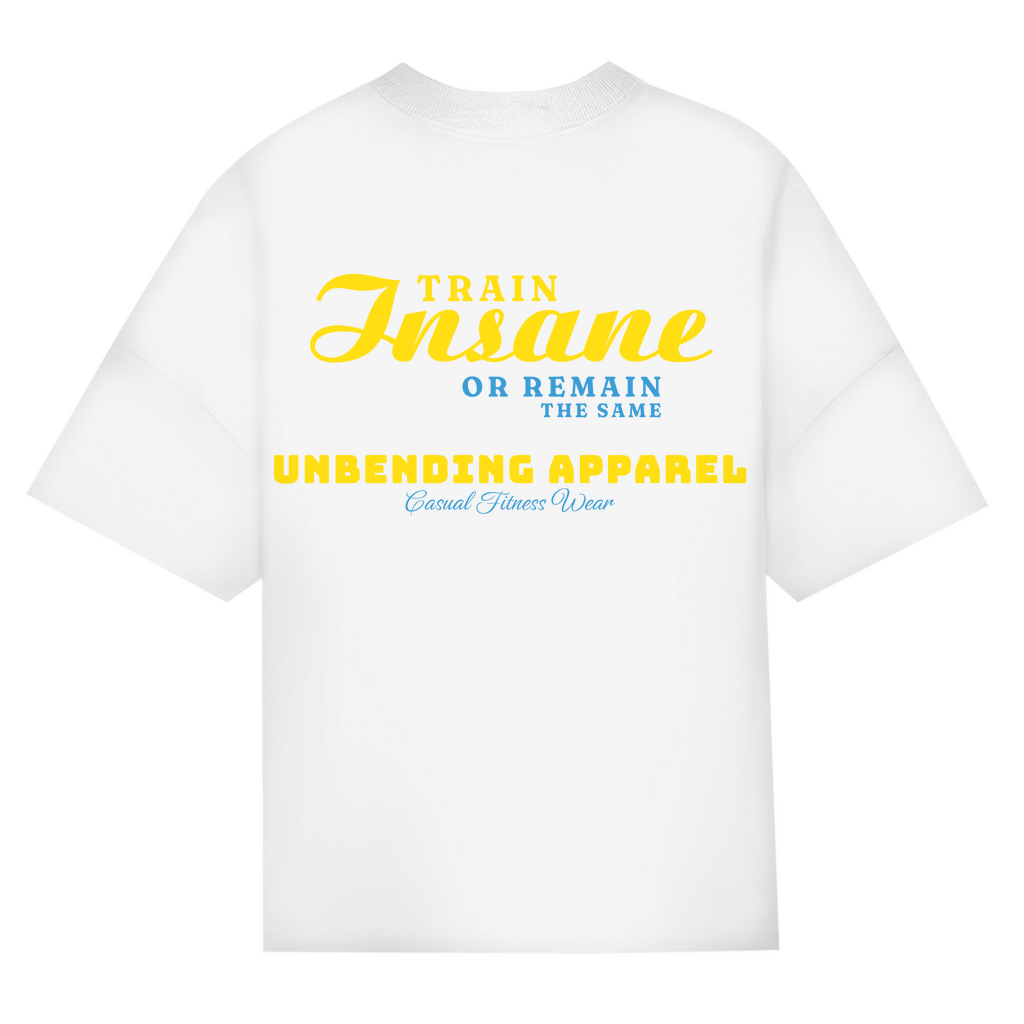 Oversize T-Shirt Unisex - Train Insane - Unbending Apparel