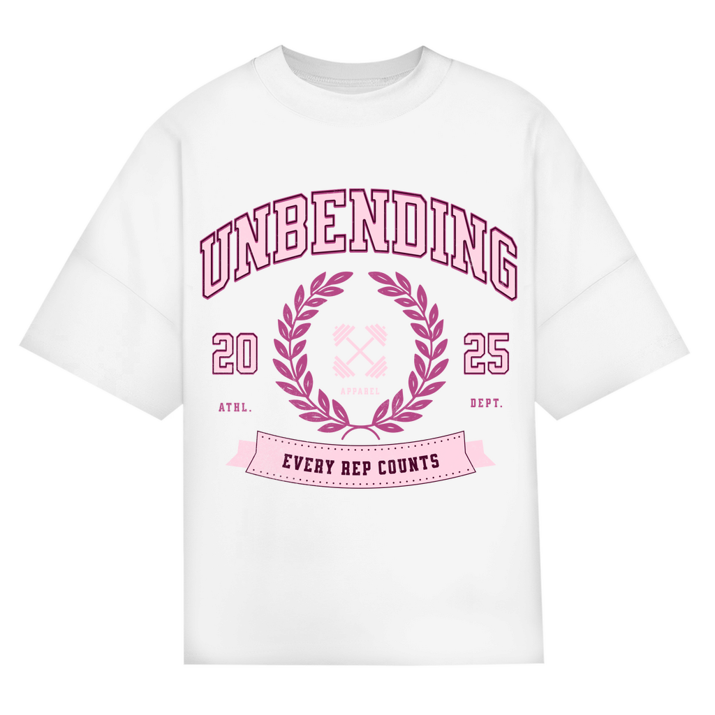Oversize T-Shirt Unisex - Every Rep Counts - Lila - Unbending Apparel