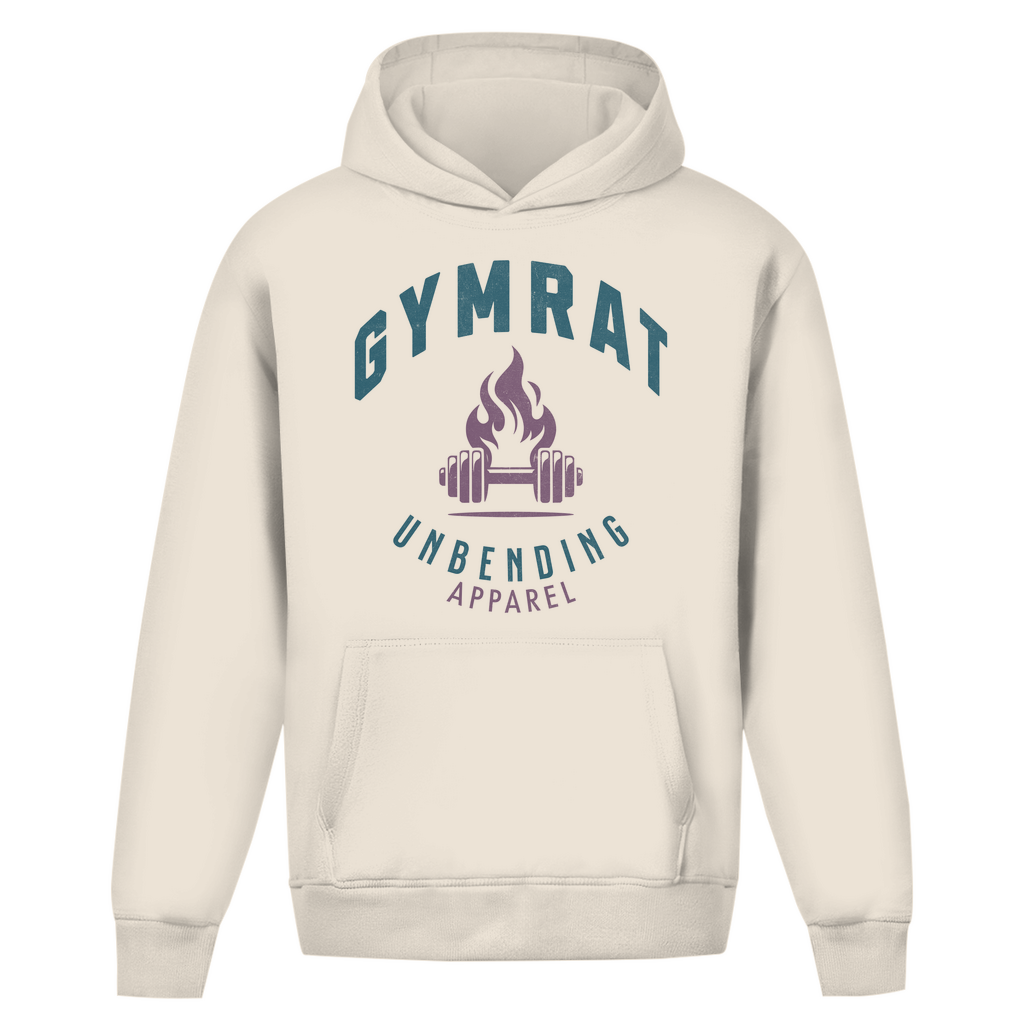 Oversize Hoodie Unisex - Gymrat - Grün/Lila - Unbending Apparel