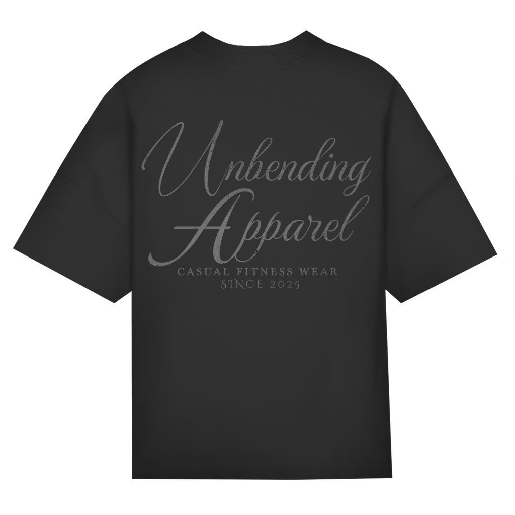 Oversize T-Shirt Unisex - Casual Fitness Wear - Grau - Unbending Apparel