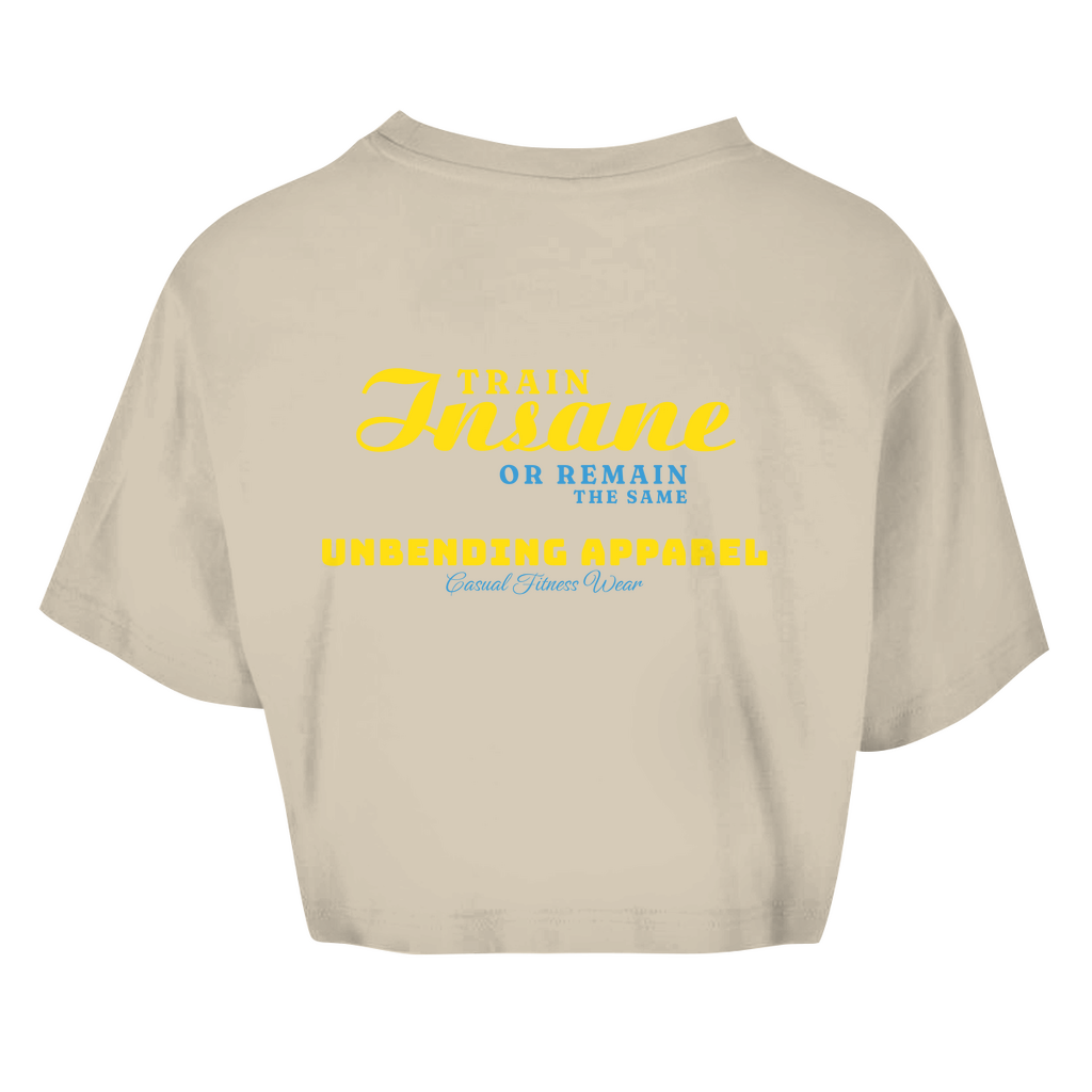 Oversize Crop Top - Train Insane - Unbending Apparel