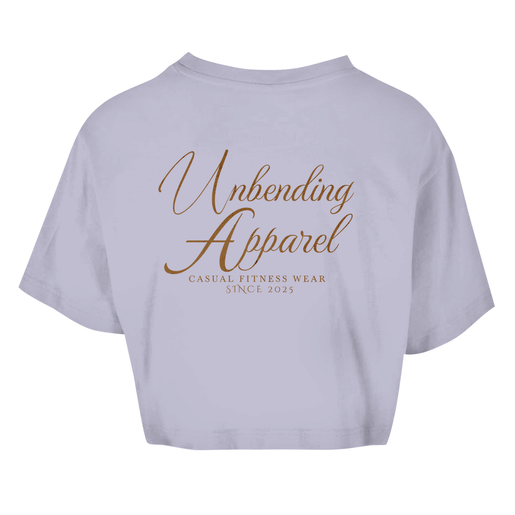 Oversize Crop Top - Casual Fitness Wear - Braun - Unbending Apparel