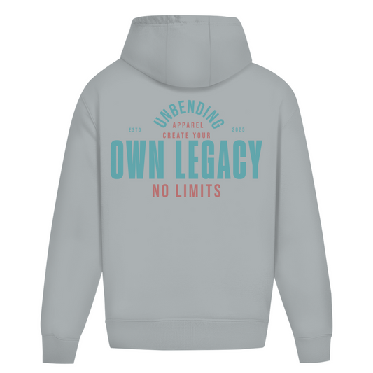 Oversize Hoodie Unisex - Create Your Own Legacy - Grün - Unbending Apparel
