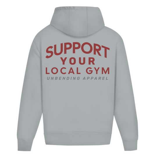Oversize Hoodie Unisex - Support your local gym - Unbending Apparel